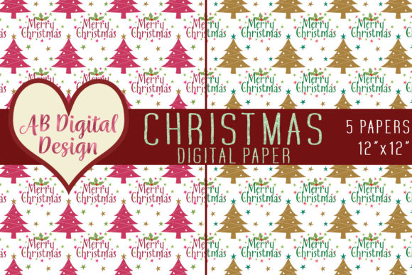 Download Cute Christmas Digital Paper Backgrounds - Cute christmas digital paper Collection