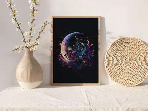 Download Boho Moon Printable Wall Art - Moon printable Collection