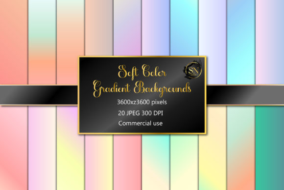 Download Pastel Rainbow Gradient Digital Paper - Gradient digital paper Collection