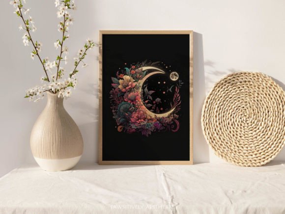Download Boho Moon Printable Wall Art - Moon printable Collection
