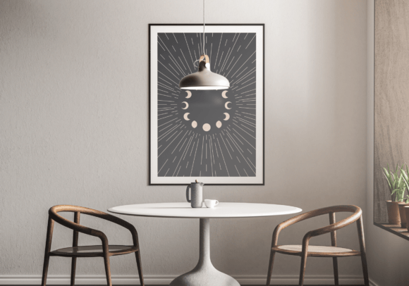 Download Celestial Sun Moon Printable Wall Art - Moon printable Collection